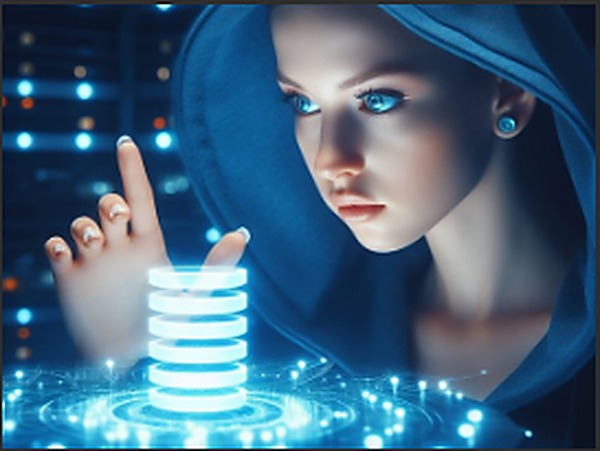 Visualização de dados em interface tecnológica